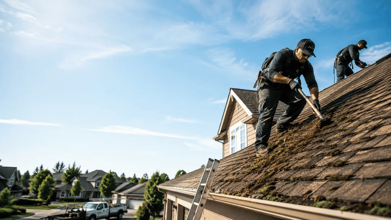 Roof Moss Removal in Midway, KY near me